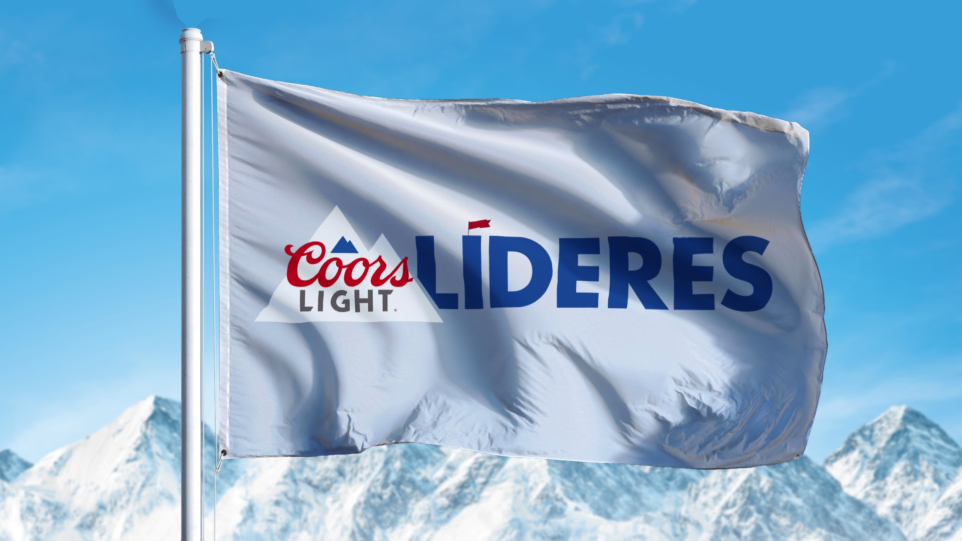 Coors Light Lideres Flag